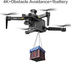 AE86 PRO Max Plus Drone 4K HD Dual Camera FPV 3-Axis Anti-Shake Gimbal 6KM Obstacle Avoidance Brushless Quadcopter
